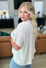 Load image into Gallery viewer, Let Light be Light Drop Shoulder Oversized Tee in Sand Beige