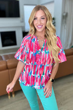 Load image into Gallery viewer, Art Exhibit V-Neck Blouse