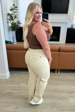 Load image into Gallery viewer, Selena High Rise Distressed 90's Straight Jeans in Bone