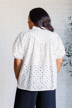 Load image into Gallery viewer, I'll Let You Know Eyelet Lace Blouse