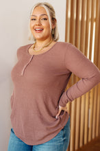 Load image into Gallery viewer, It's Been So Long Henley in Mulberry