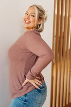 Load image into Gallery viewer, It's Been So Long Henley in Mulberry