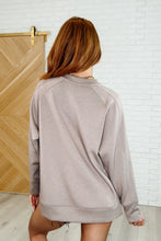 Load image into Gallery viewer, It's The Little Things Relaxed Scuba Pullover in Cocoa