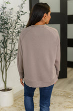 Load image into Gallery viewer, It's The Little Things Relaxed Scuba Pullover in Cocoa