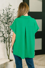 Load image into Gallery viewer, Keep Up Collared Button Down in Green