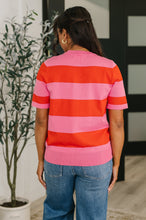 Load image into Gallery viewer, Known for a While Knit Blouse in Pink and Red