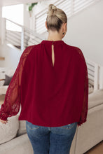 Load image into Gallery viewer, Lace on My Sleeves Blouse
