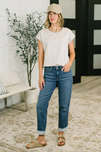 Load image into Gallery viewer, Little Details Trim Detail Top in Sand Beige
