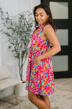 Load image into Gallery viewer, Lizzy Three Tier Tank Dress in Morning Glory