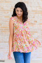 Load image into Gallery viewer, Lucy Eyelets Top in Ivory Multi