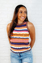 Load image into Gallery viewer, Max Aura Points Striped Knit Tank