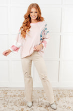 Load image into Gallery viewer, New Chapter Floral Color Block Patchwork Top