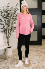 Load image into Gallery viewer, Nice to Each Other Raglan Sleeve Top in Fuchsia