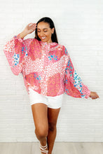 Load image into Gallery viewer, No Hesitation Mixed Print Blouse