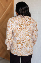 Load image into Gallery viewer, Office Safari Keyhole Tie Detail Blouse