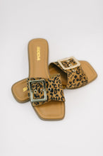 Load image into Gallery viewer, Opera Square Toe Buckle Slip On Sandal