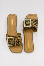 Load image into Gallery viewer, Opera Square Toe Buckle Slip On Sandal