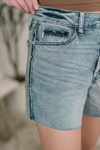 Load image into Gallery viewer, Paige High Waist Rigid Magic Cutoff Short Raw Side Seams