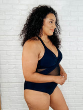 Load image into Gallery viewer, Palma Mesh Detail Halter Swimsuit