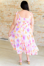 Load image into Gallery viewer, Pastel Petals Floral Midi Dress