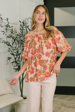 Load image into Gallery viewer, Petal Perfect Off the Shoulder Blouse