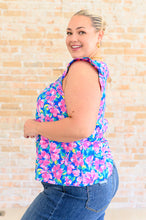 Load image into Gallery viewer, Petals on the Moon Flutter Sleeve Blouse in Royal Pink