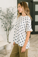 Load image into Gallery viewer, Pretty in Polka Oversized Drop Shoulder Tee