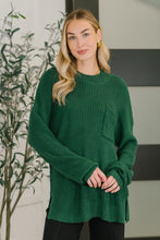 Load image into Gallery viewer, Quick Nap Textured Pullover in Hunter Green
