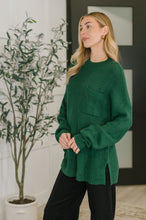Load image into Gallery viewer, Quick Nap Textured Pullover in Hunter Green