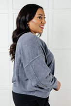 Load image into Gallery viewer, Rep Ready Mineral Wash French Terry Pullover in Blue