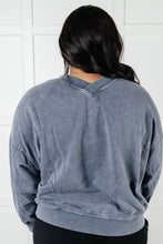 Load image into Gallery viewer, Rep Ready Mineral Wash French Terry Pullover in Blue