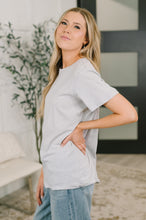 Load image into Gallery viewer, Rest Assured Basic Relaxed Tee in Heather Grey