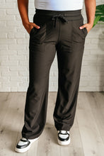 Load image into Gallery viewer, Runner's High Drawstring Joggers in Black