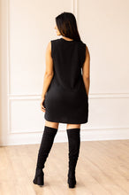 Load image into Gallery viewer, Bare Elegance Black Sleeveless Sweater Dress