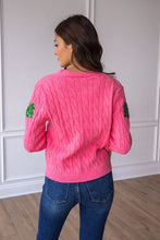 Load image into Gallery viewer, Sequin Trees Cardigan