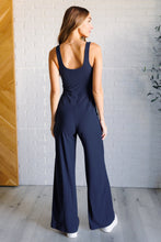 Load image into Gallery viewer, Shavasana Everyday Wide Leg Jumpsuit in Navy