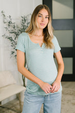 Load image into Gallery viewer, Simply Me Scoop Neck Henley Top
