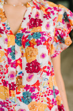 Load image into Gallery viewer, Start of Something Great Flutter Sleeve Floral Dress