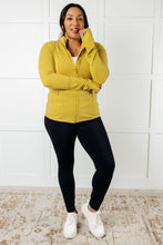 Load image into Gallery viewer, Staying Swift Activewear Jacket in Yellow Pear