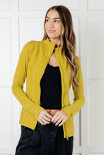 Load image into Gallery viewer, Staying Swift Activewear Jacket in Yellow Pear