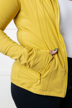 Load image into Gallery viewer, Staying Swift Activewear Jacket in Yellow Pear