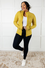 Load image into Gallery viewer, Staying Swift Activewear Jacket in Yellow Pear