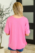Load image into Gallery viewer, Take It Easy Slouchy Tee in Hot Pink