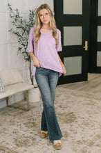 Load image into Gallery viewer, Thanks To You Relaxed Tee in Lilac