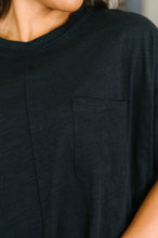 Load image into Gallery viewer, The Layback Relaxed Basic Tee in Black