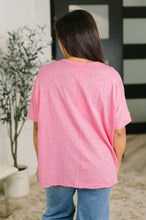 Load image into Gallery viewer, The Layback Relaxed Basic Tee in Pink