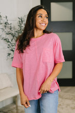 Load image into Gallery viewer, The Layback Relaxed Basic Tee in Pink