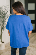 Load image into Gallery viewer, The Layback Relaxed Basic Tee in Royal Blue