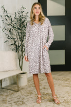 Load image into Gallery viewer, The Person You Are V-Neck Leopard Print Dress