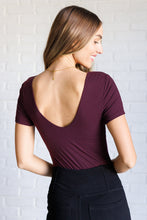 Load image into Gallery viewer, They're Not Like Us Square Neck Bodysuit in Cassis